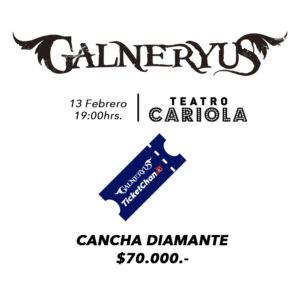 Galneryus Ticket Cancha Diamante