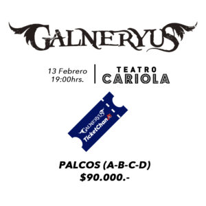 Galneryus Ticket Palco